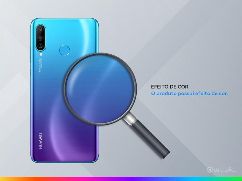 Smartphone Huawei P30 Lite 128GB Azul 4G - 4GB RAM Tela 6,15” Câm